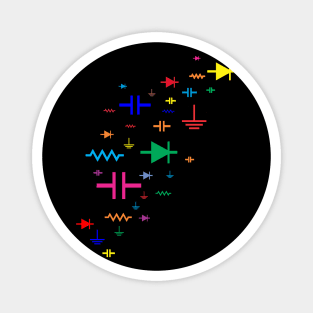 electronics symbols Magnet